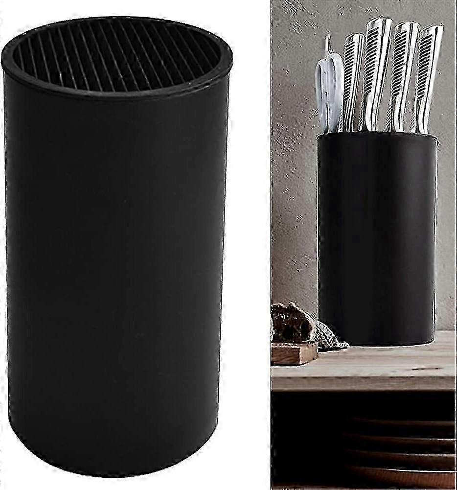 Knife Block,round Knife Holder Only Knife Storage Stand Keep Organized And Clean