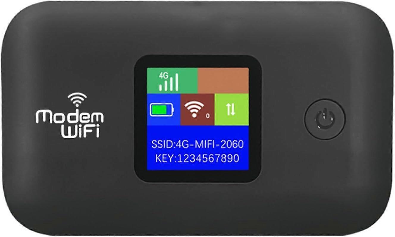 4G LTE Wi Fi Mobile Hotspot, Portable Wi Fi Hotspot for Travel, 10 Connected