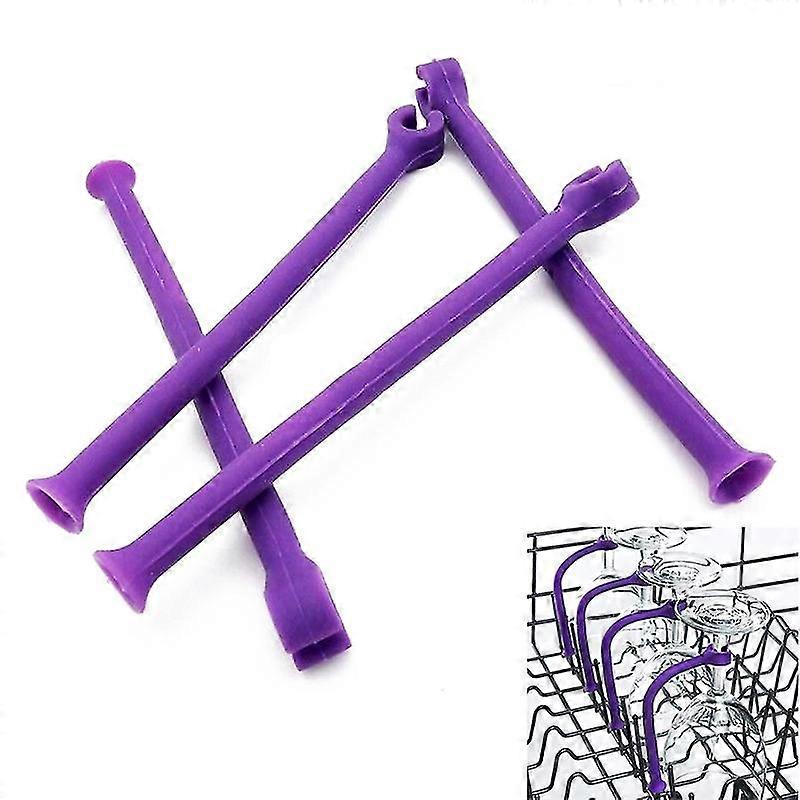 Stemware Saver Flexible Geschirrspüler Set von 4 für Weingläser Glaswaren Fixed