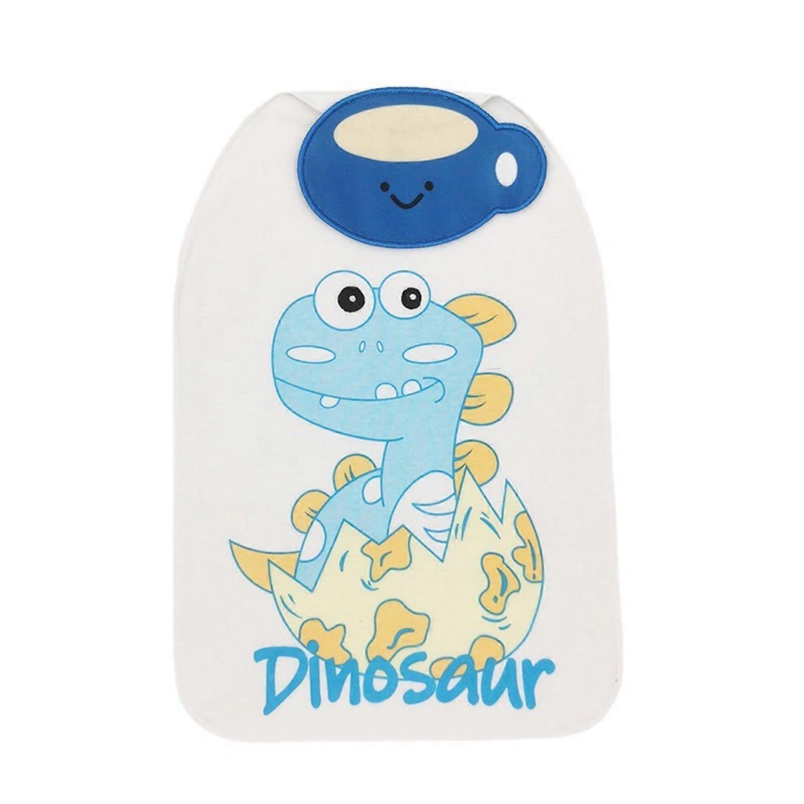Cotton Baby Backrest Towel Pad with Dinosaur Egg Print for Nursery Daycare Sweat Absorbent