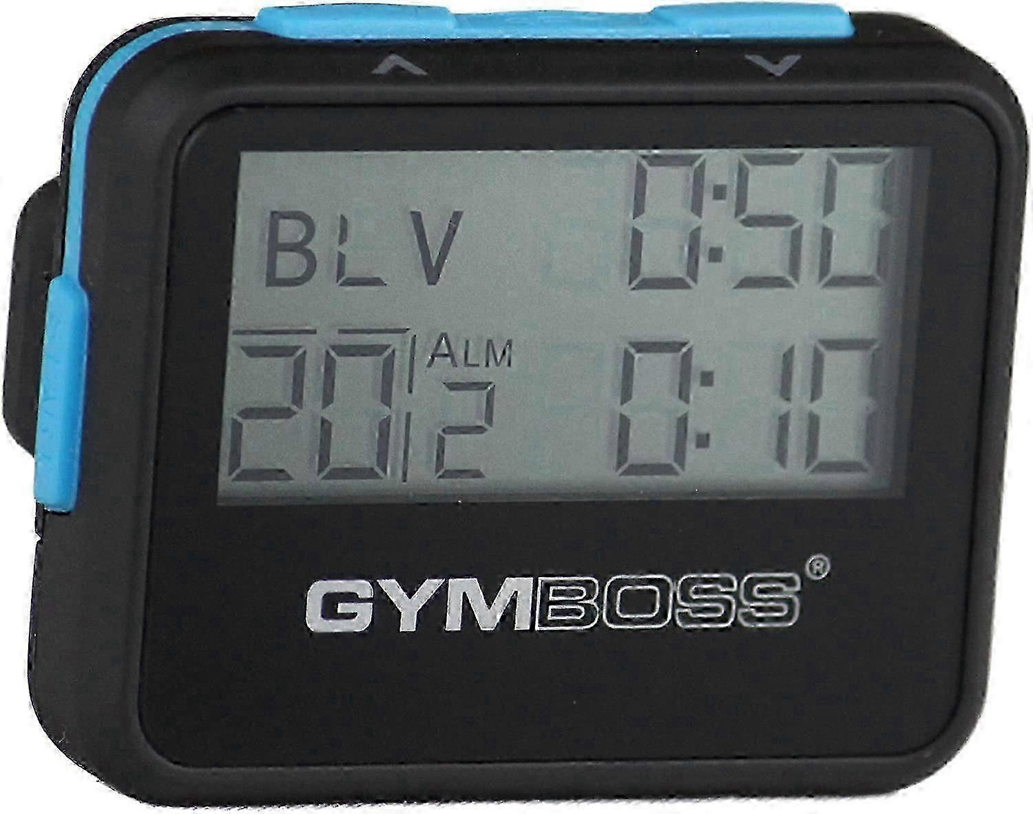 Interval Timer and Stopwatch - BLACK/BLUE SOFTCOAT Edition