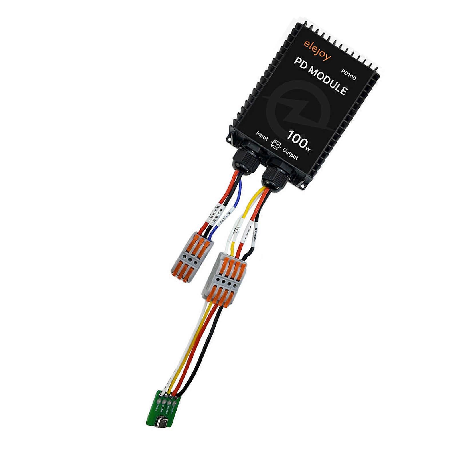 Global USB CREATE DIRECT CURRENT Power Processor Modifiable 5V 9V 12V 15V 20V 100W for Automotive Multicolor