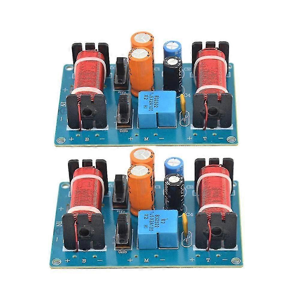 2pcs 150w 3 Way Audio Speaker Crossover Midrange Bass Bookshelf Car Speakers Filter Frequency Divid