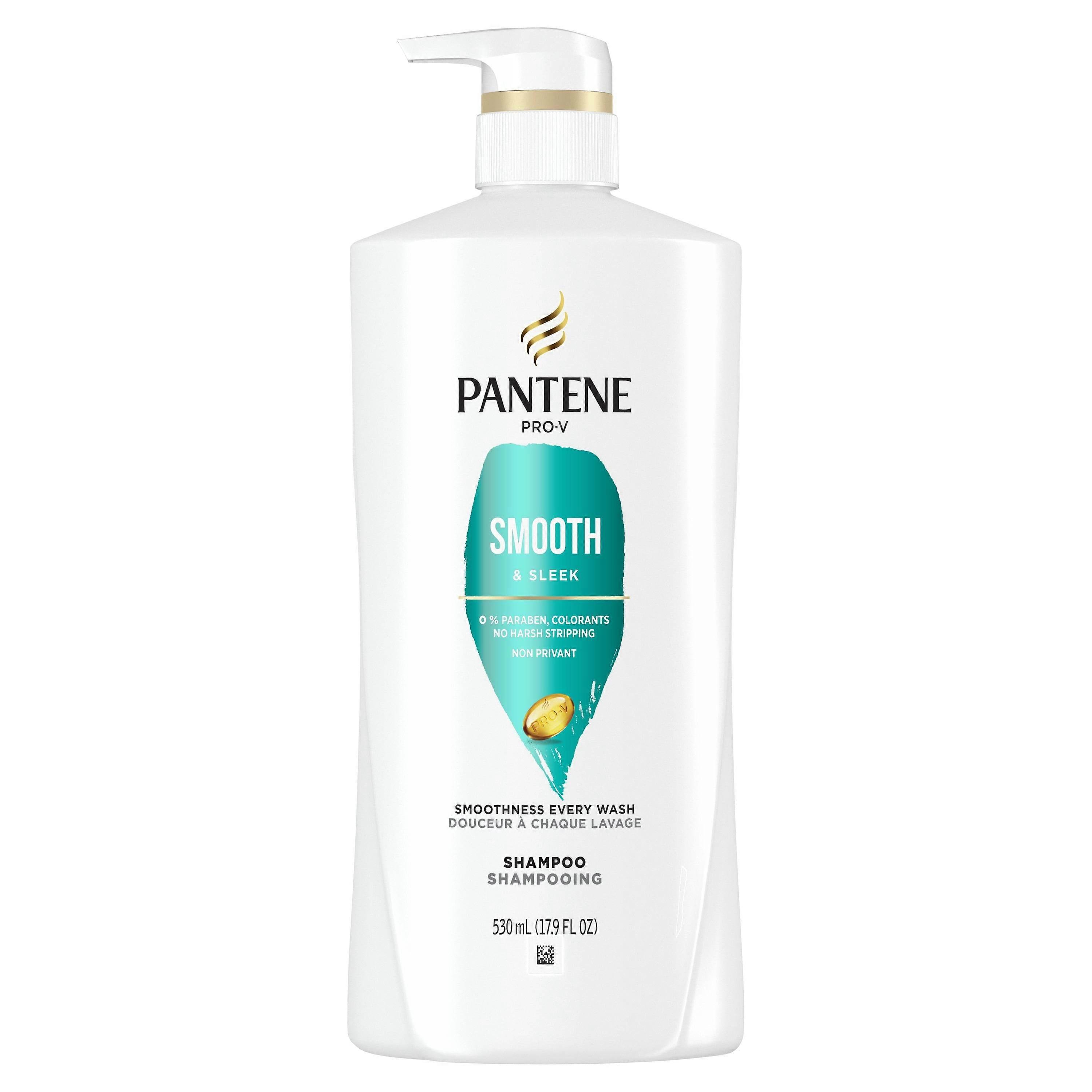 Pantene Pro-v Smooth & Sleek Shampoo, 17.9 Oz