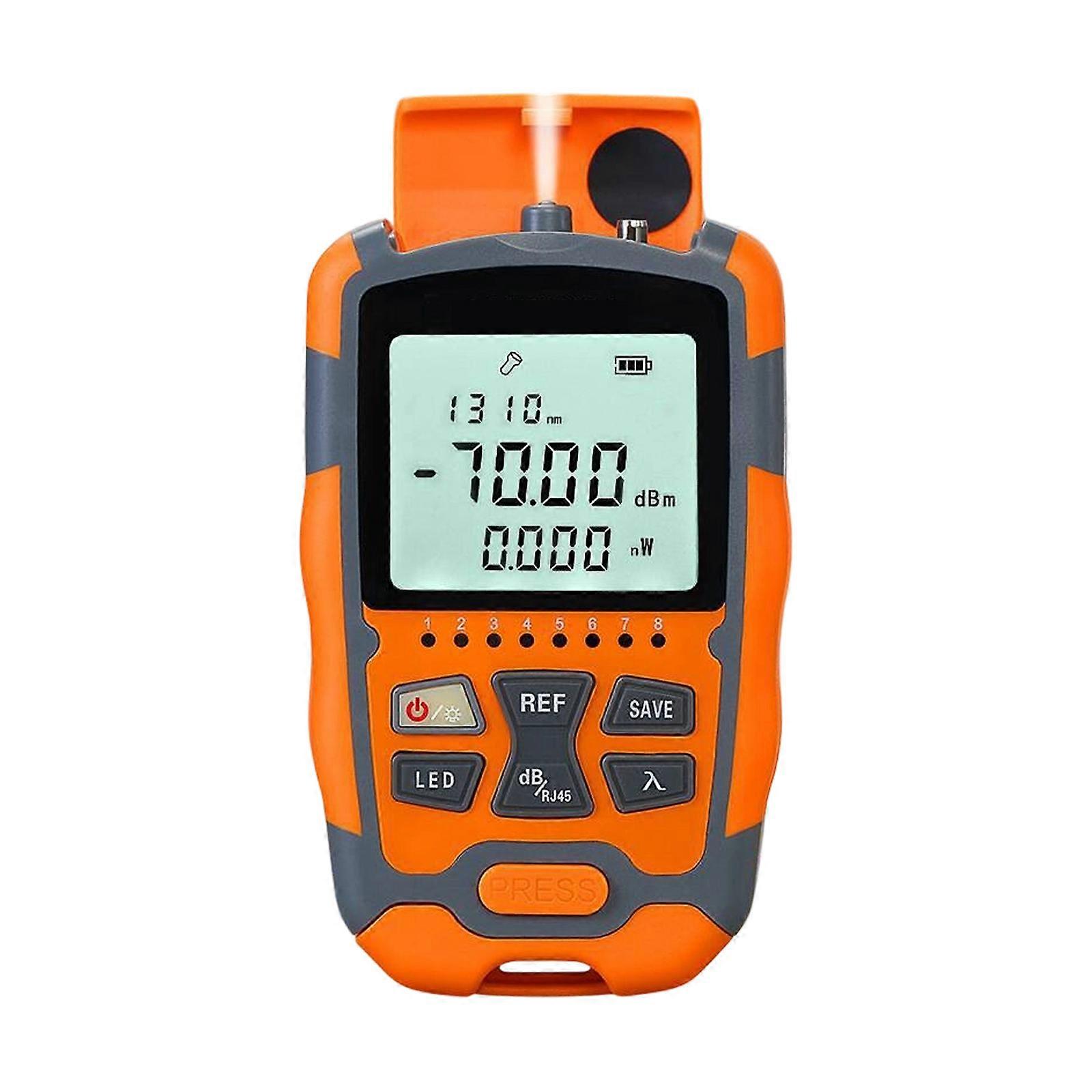 Lightweight 3 in 1 Opticals Power Meter Networking Analyzers And Light Source For On Site Maintenance Multicolor