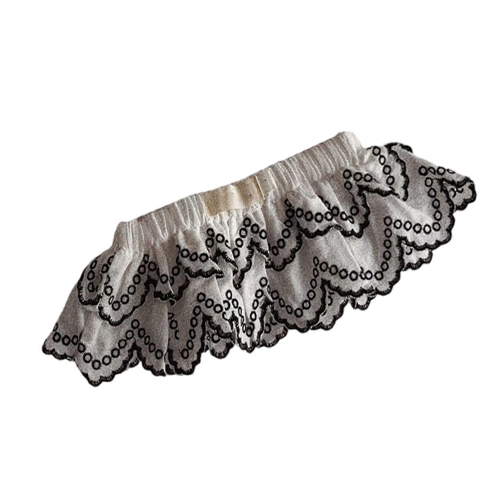 Girls Ruffled Cotton Skirt With Elastic Waist Multiple Colors Soft Fabric Easy Care For Playdates And Parties  S