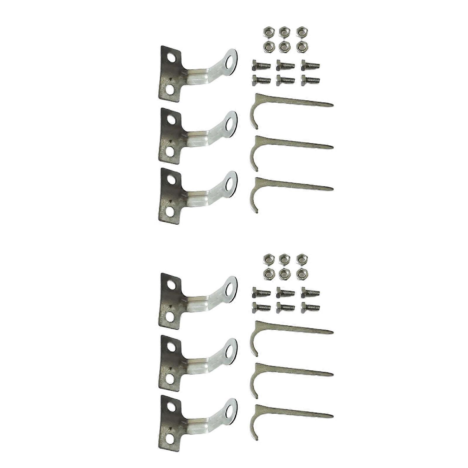 Outdoor Patio Heater ​Master Bolt Set Heater Replacement Hardware Set for Square Glass Tube Heater Nut Stud Wing Nut Multicolor