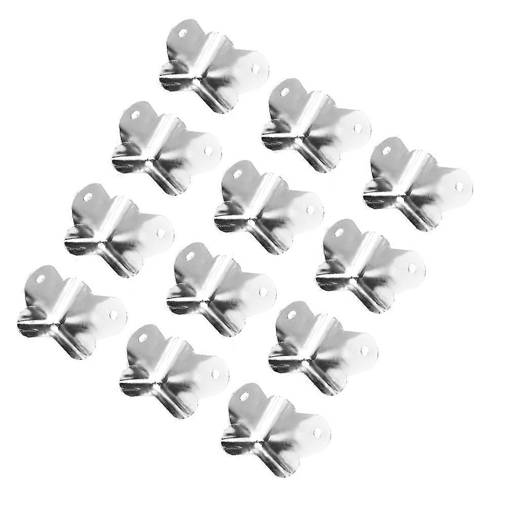 40Pcs Two-Claw Design Speaker Corner Guard In Silver Color For Protecting Speaker Corners