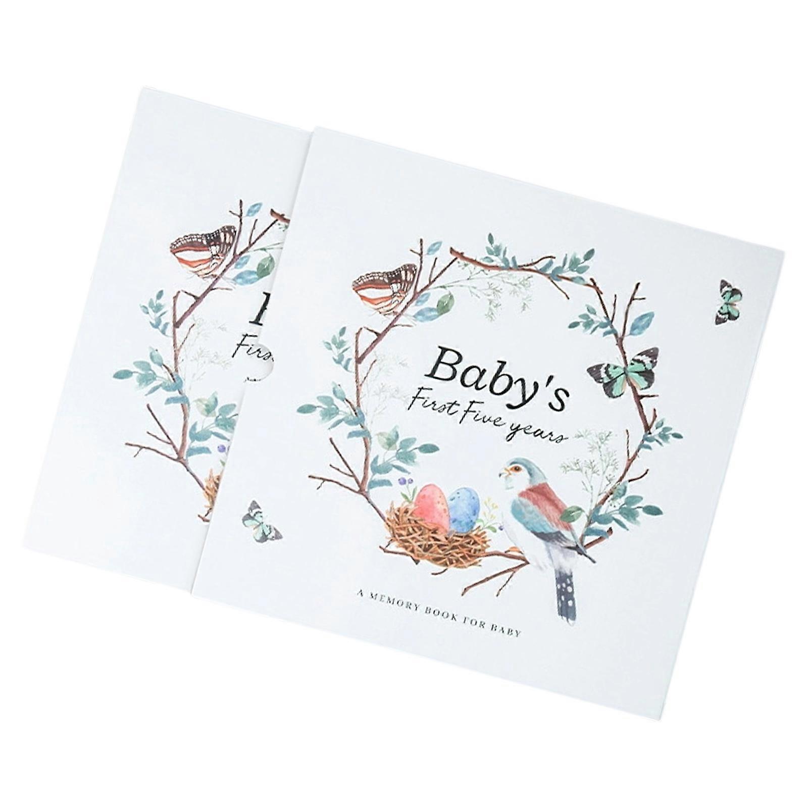 Baby Memory Recorder Book Track Developmental Achievements First Word Steps Multicolor