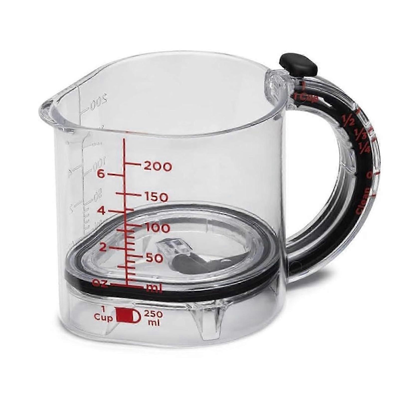 Adjustable 4-in-1 Measuring Cup | BPA-free Tritan for Baking & Cooking
