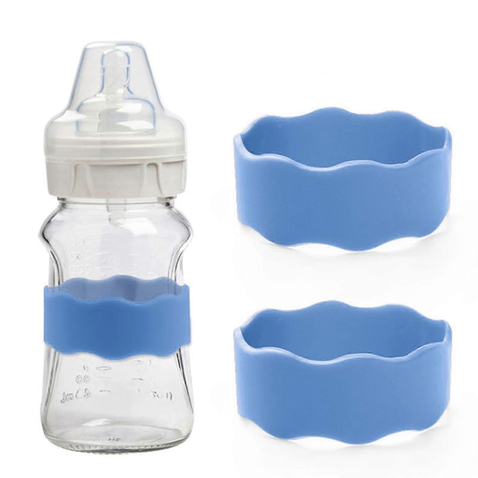 iZZZHH Custom Baby Bottle Labels, Silicone Name Bands Compatible with Daycare Cups, Reusable Water Bottle Straps for School