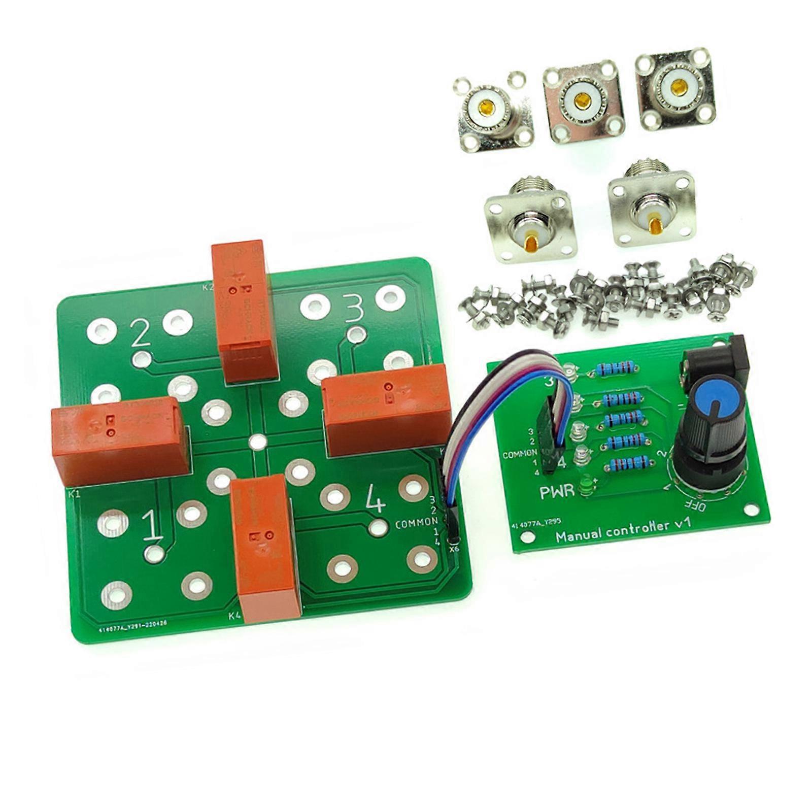 4 1 Antennas Switches Plastic Housing Complete Package With Manual Controller And Accessories Multicolor