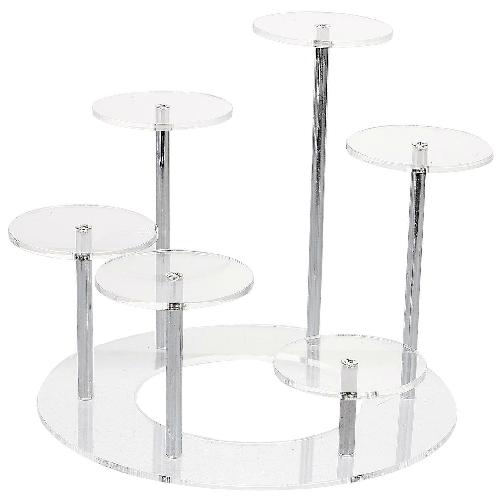 Acrylic Display Rack Storage Shelf Display Shelves Jewelry Display Rack Table Tray Multi-layer Display Stand