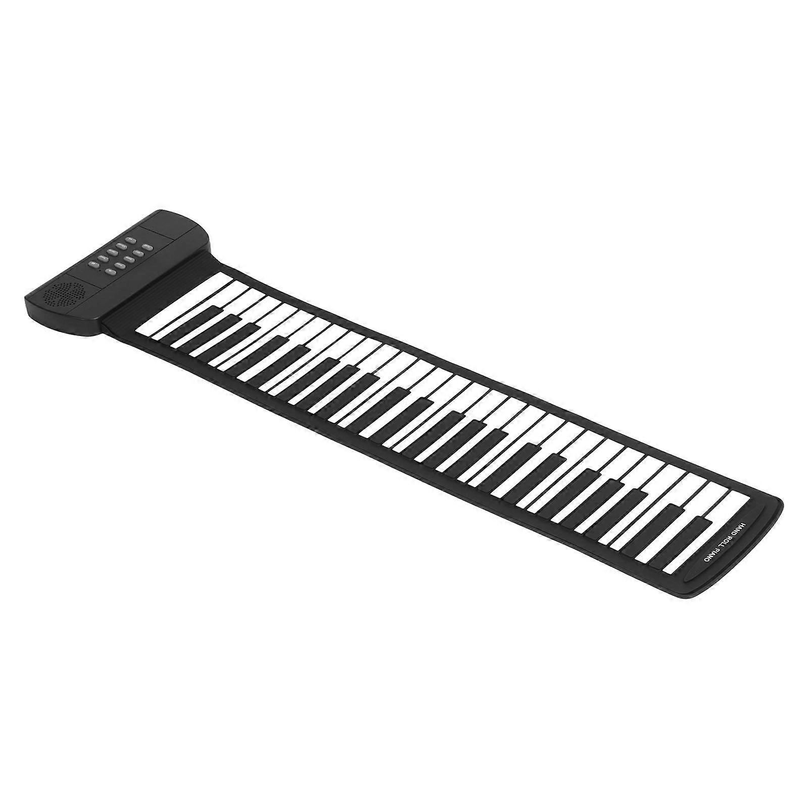 Roll Up Piano 49 Keys 4D Surround Sound USB Battery Powered Portable Keyboard Piano for Kids Beginner PM49