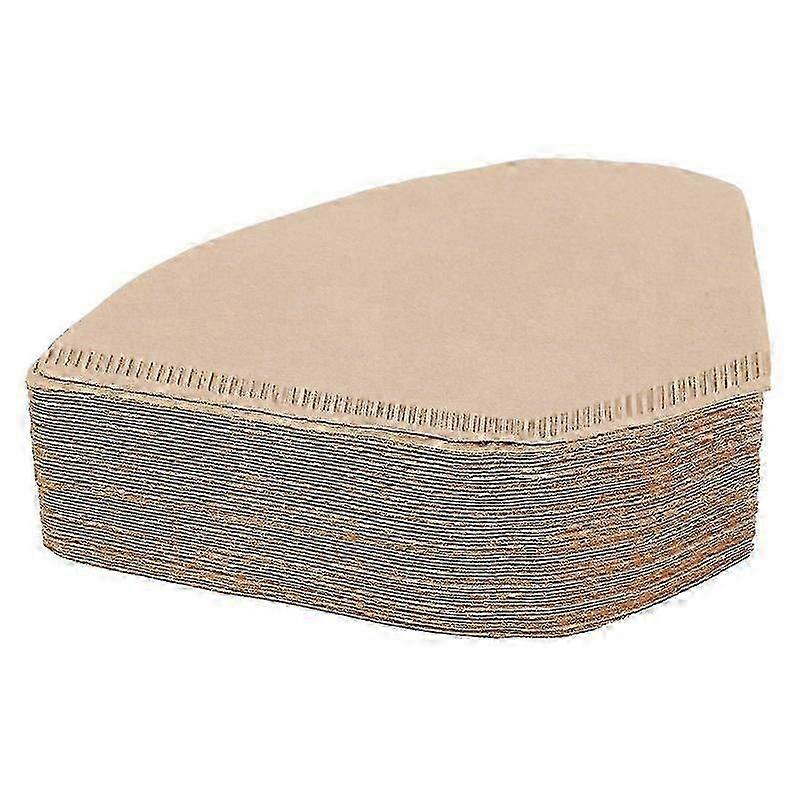 w 100pcs Coffee Disposable Cone Paper Coffee Filter Natural Unbleached Filter 4-6 Cup For Pour Over C