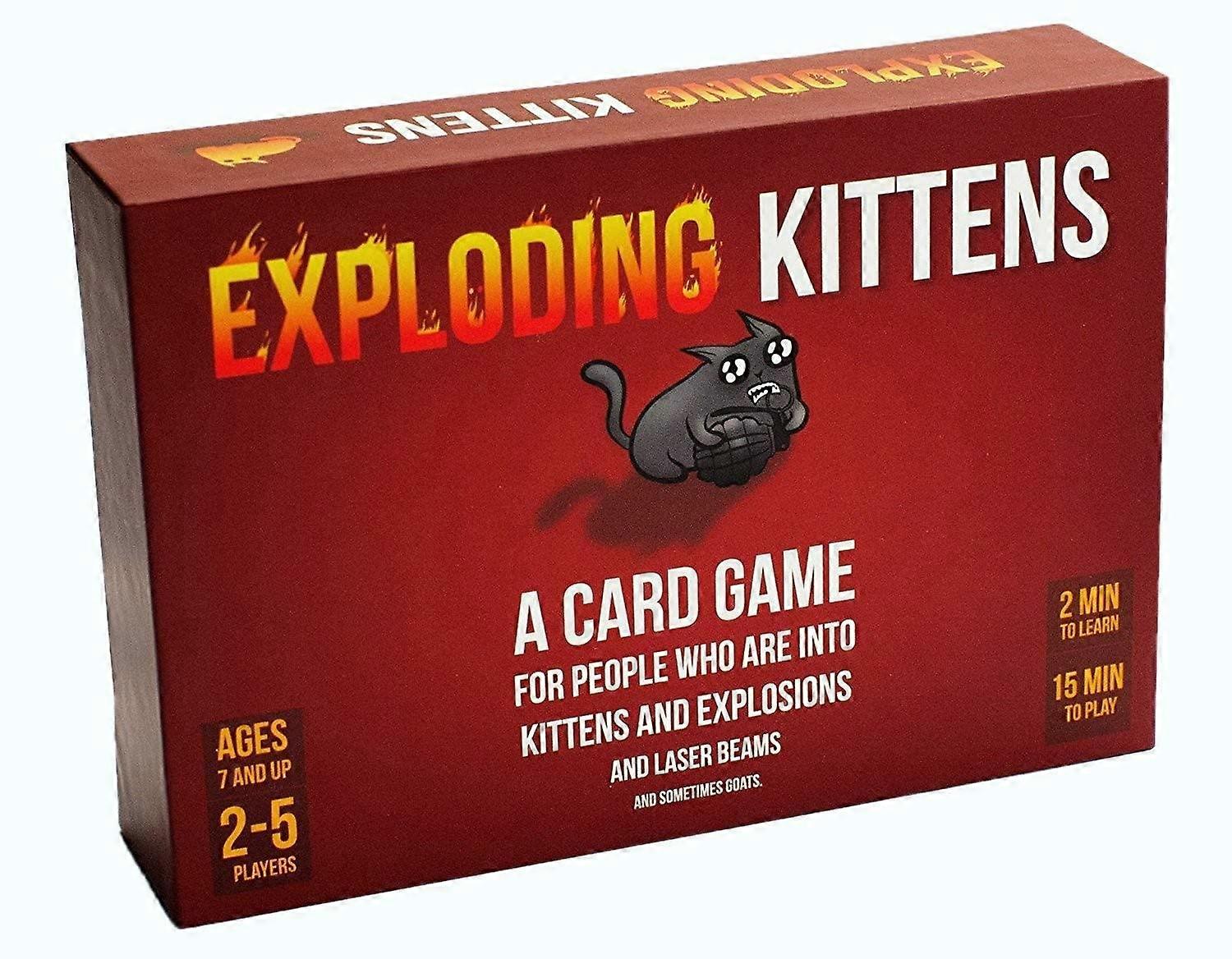 Official Exploding Kittens Game Family Card Games Party Fun Lockdown Quarantine Isolation