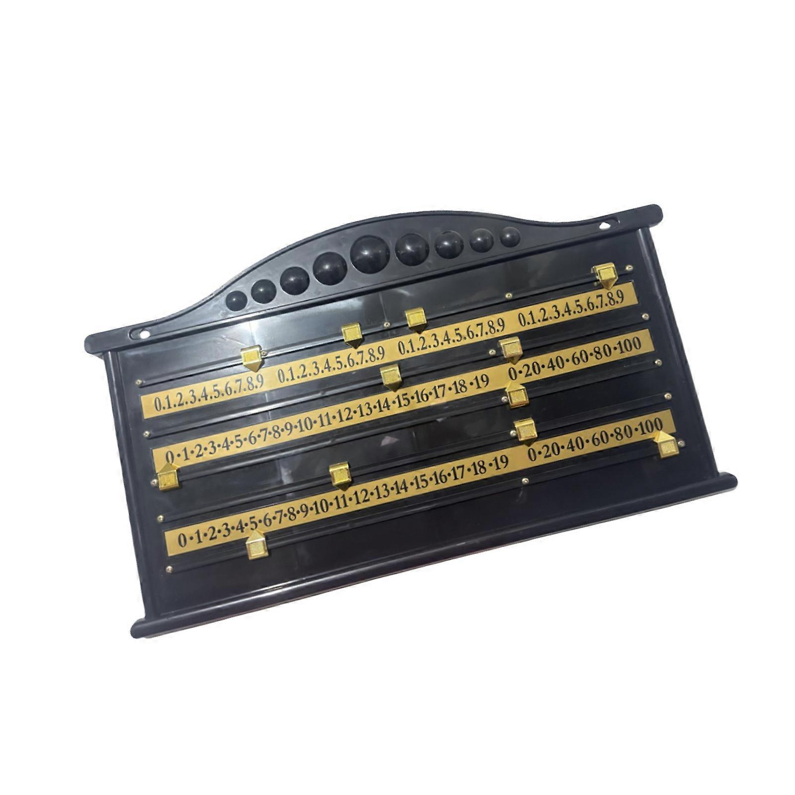 Wall Mountable Snooker Scoreboard with Included Hanging System for Space Saving Installation in Snooker Clubs Multicolor