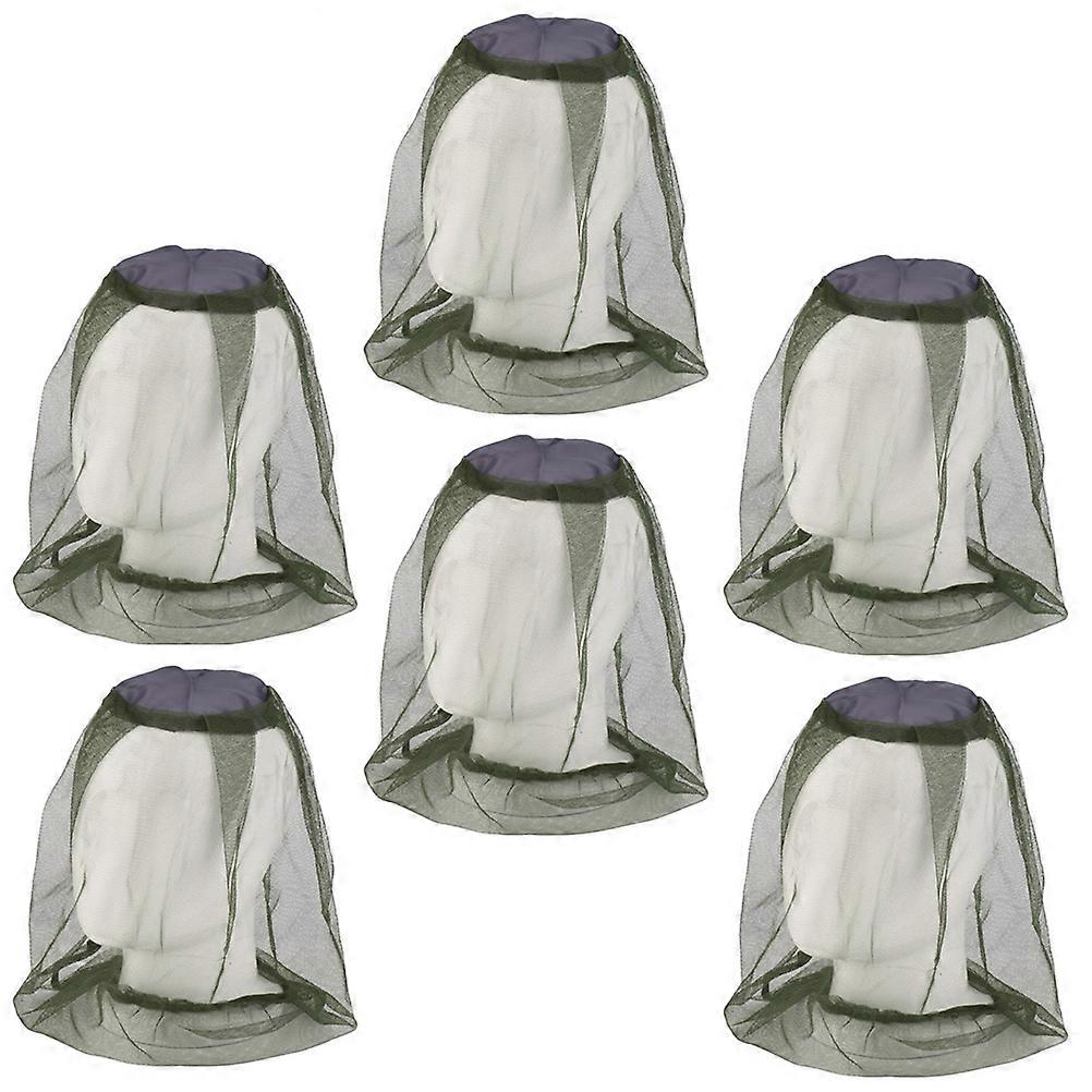 Net Hat Face Protective Mesh for 24Pcs Outdoor Mosquito Net Cover