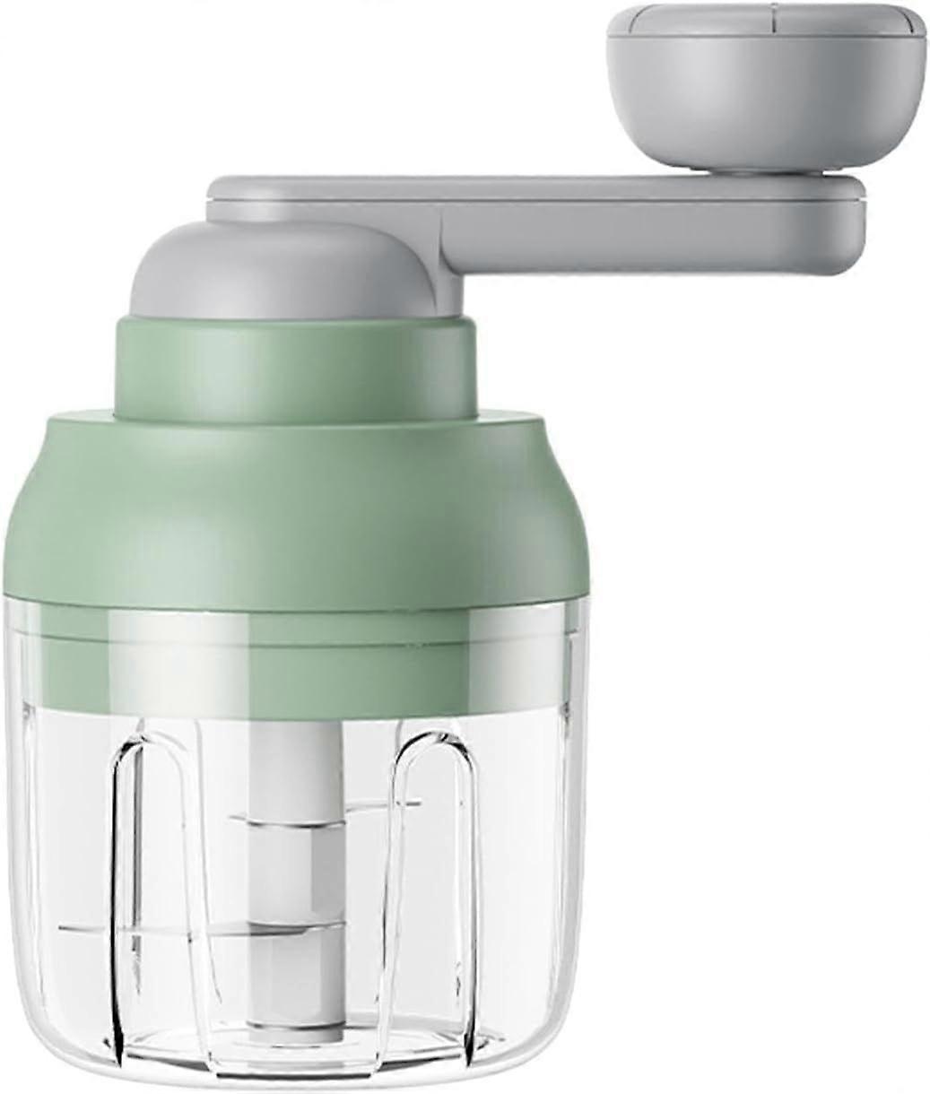 Food Chopper Handheld Veggie Chopper Cordless 250ml Capacity Mincer Garlic Chopper Hand Crank
