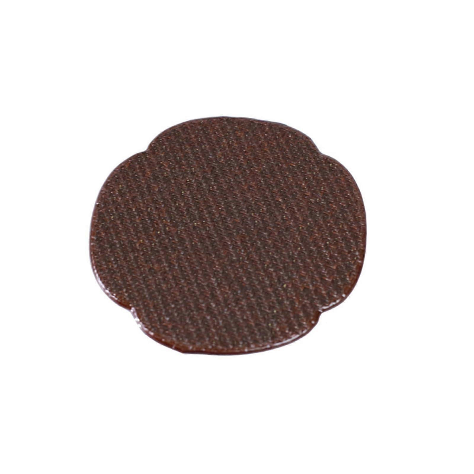 Durable Heat Resistant Table Mat Round Woven Rattan Cup Holder for Tea Set Scratch Surface