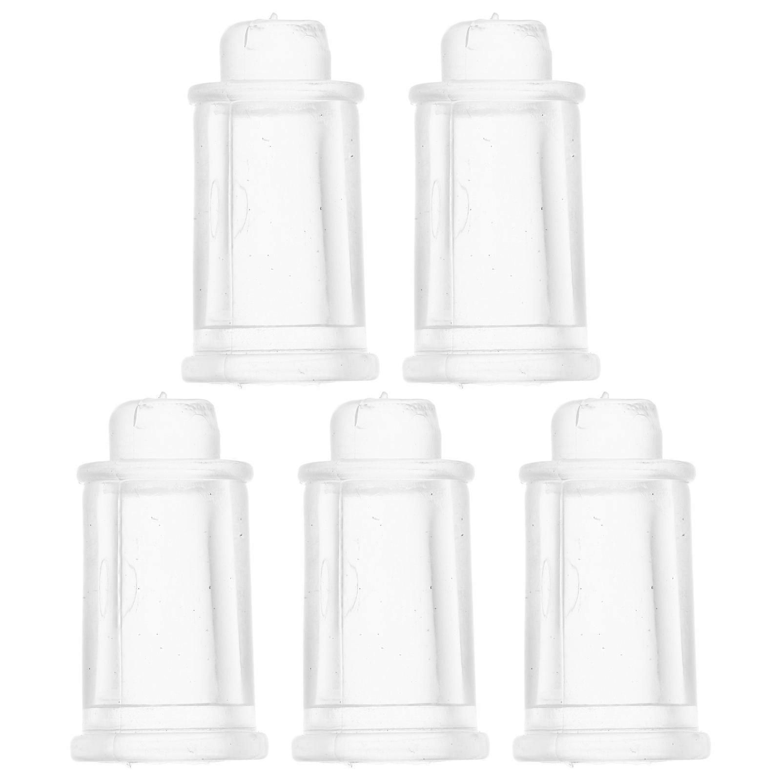 Digital Scale Foot Pan Accessories 5Pcs Replacement For Accurate Readings Stabilization 1.3X0.7X0.7In Transparent Rubber