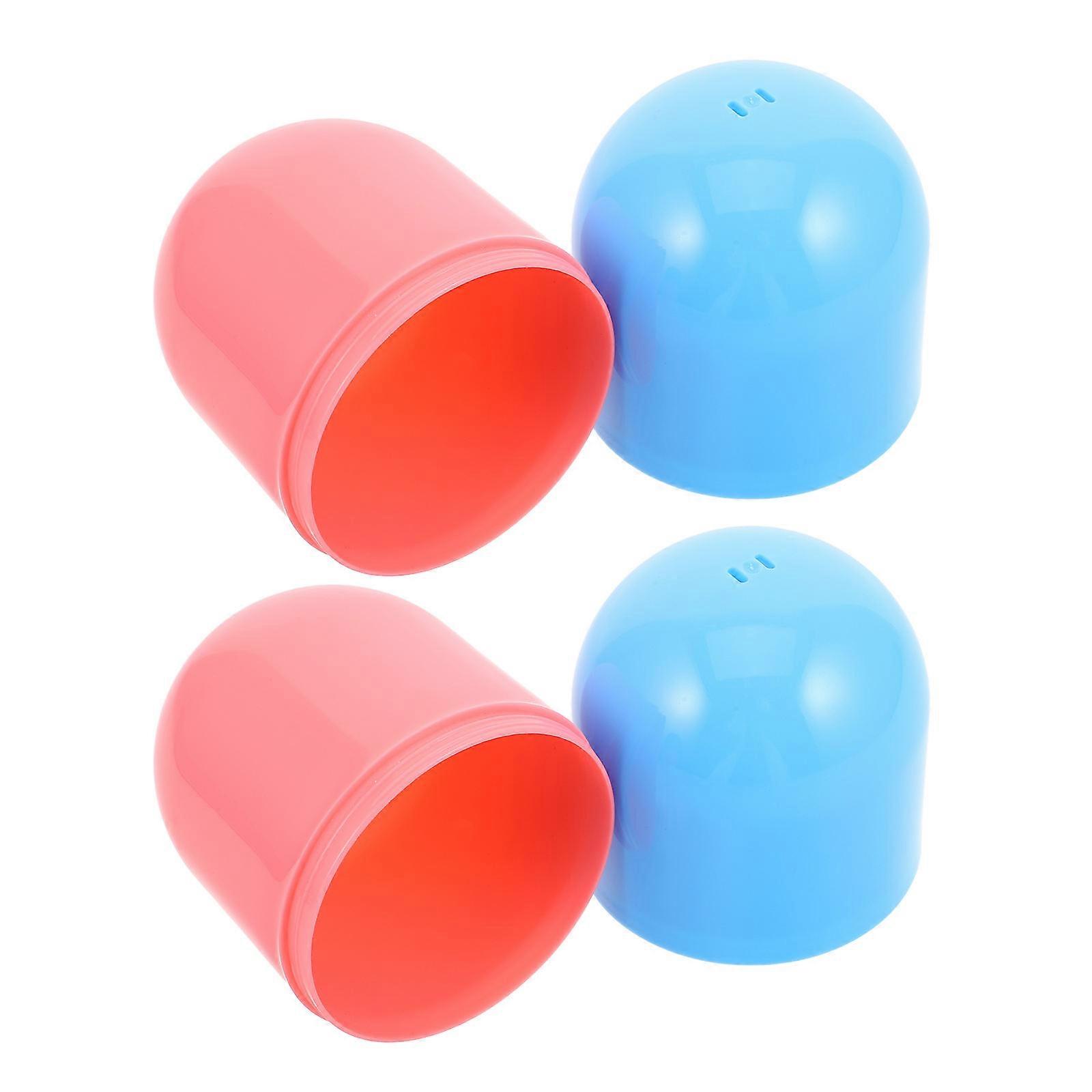 Plastic Eggshell Capsule Keepsake Box for Storage with 2Pcs Creative Containers