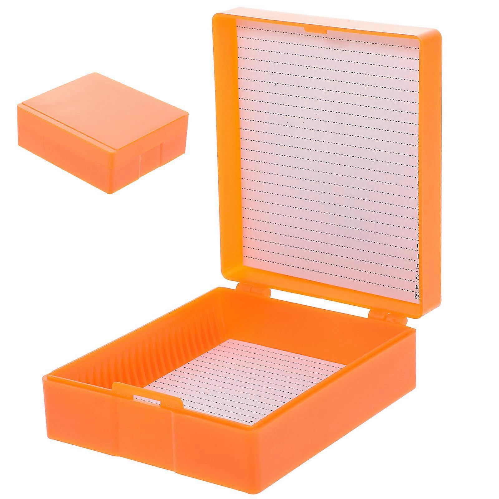 Microscope Slide Holder for Laboratory Storage Including 4Pcs Slide Boxes