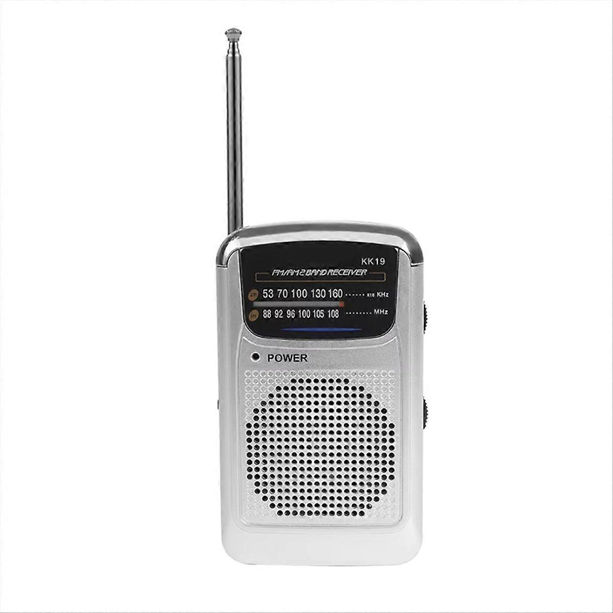 Portable Mini Radio with Built-in Speaker SW/AM/FM Bands,