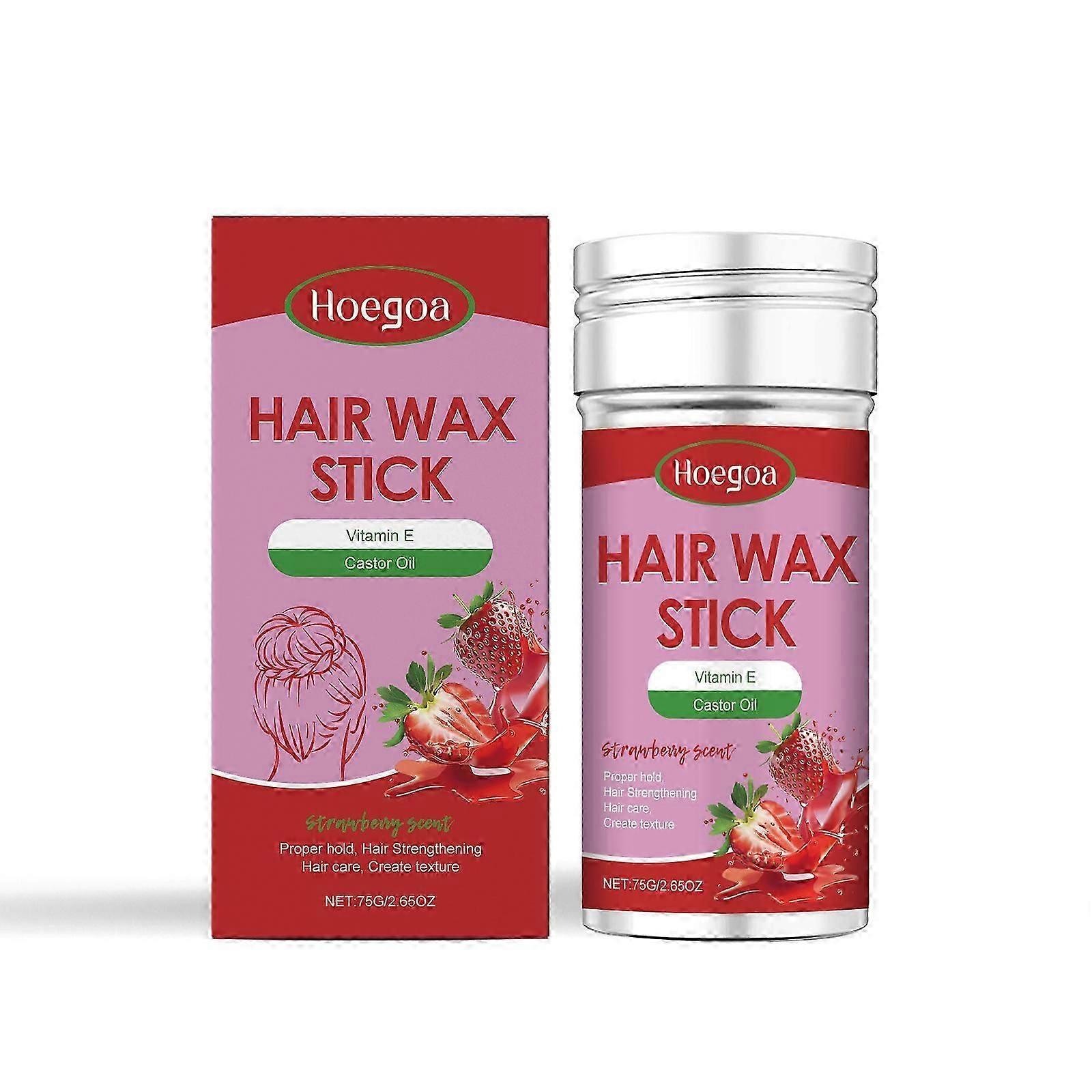Hair Wax Stick  LongLasting Natural Styling for Smooth, Tidy Hair  Easy to Use, 75g