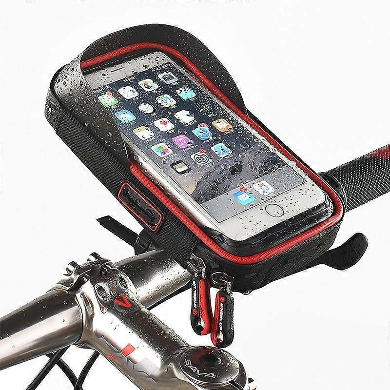 Luxora Rainproof bike handlebar touchscreen phone bag case