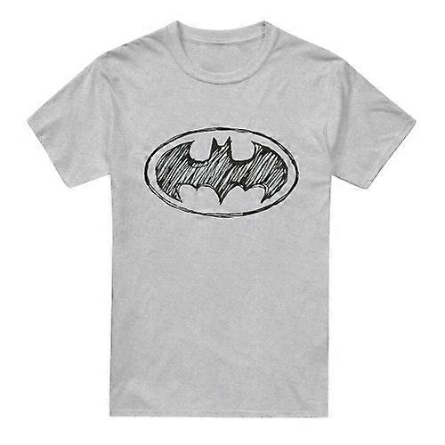 Batman Herren Scribble Logo T-Shirt