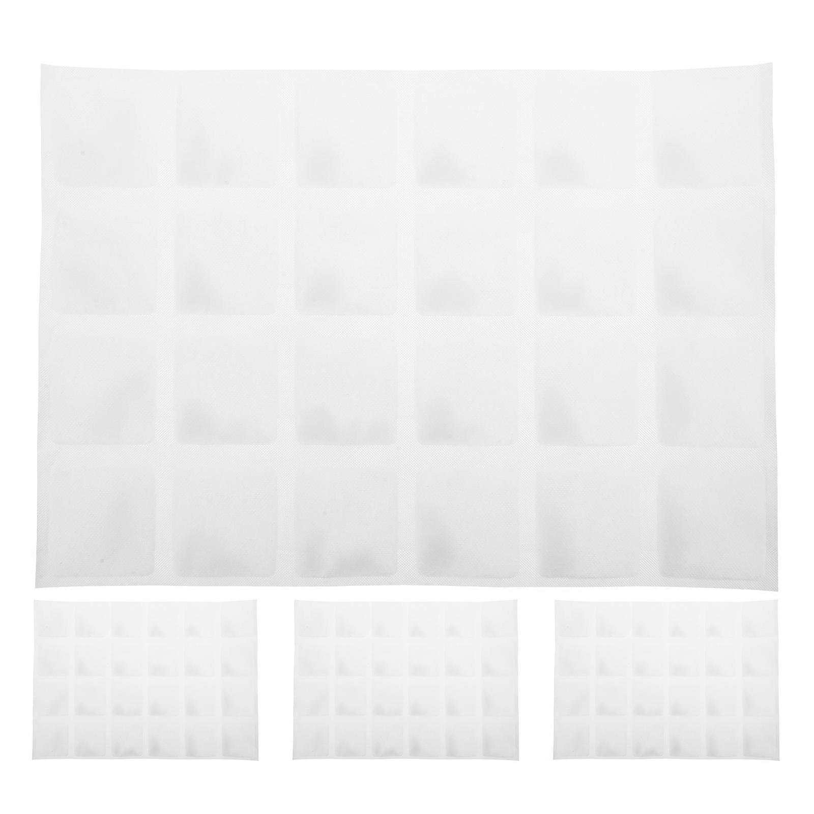 White Ice Pack for Coolers Providing Food Cooling with 4Pcs Packaging