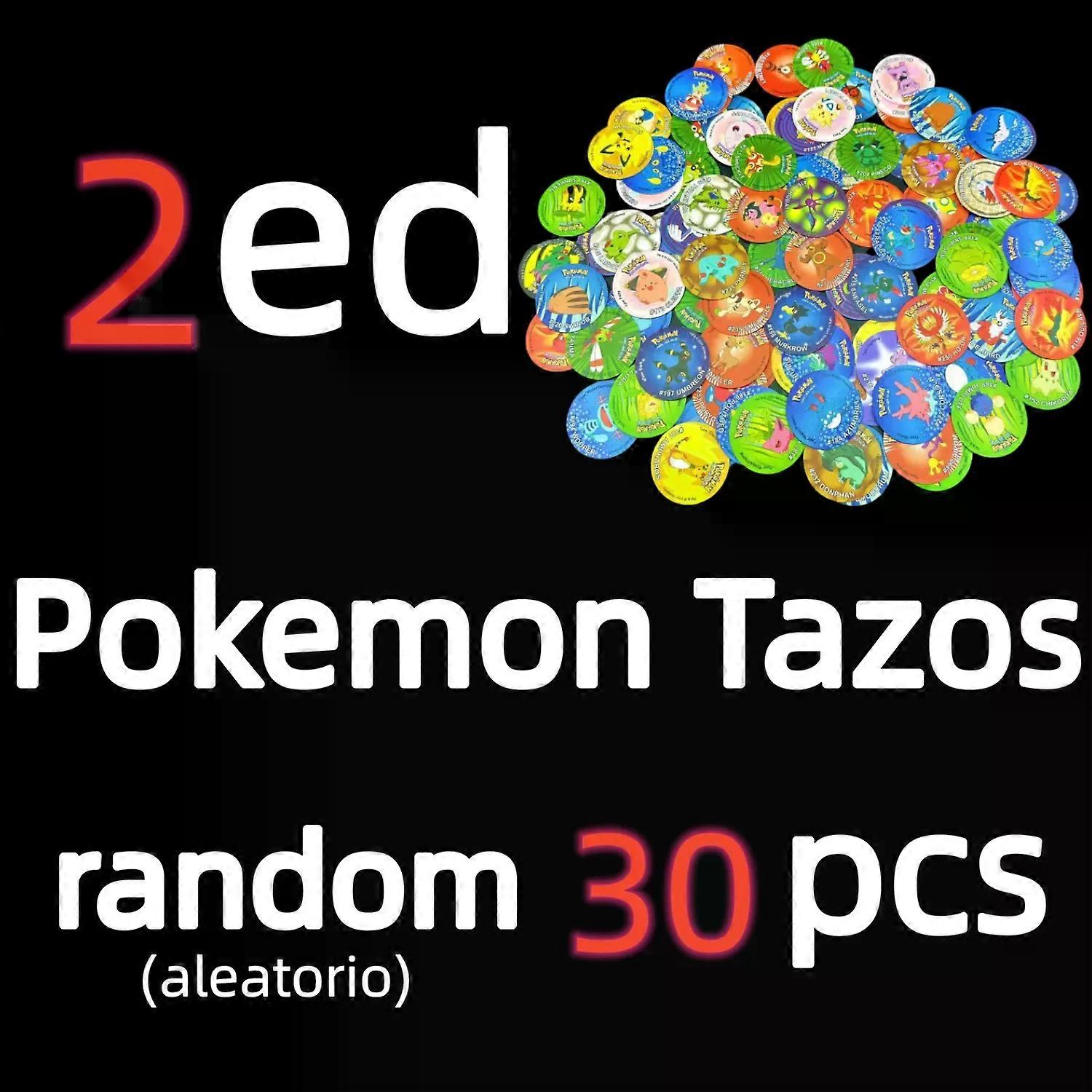 Tazos Pokemon 1st/2nd/3rd Edition Ash Ketchum Starter Pokemon Tap Collection Card Pikachu Trainer Round Pogs Cheetos Chipitaps