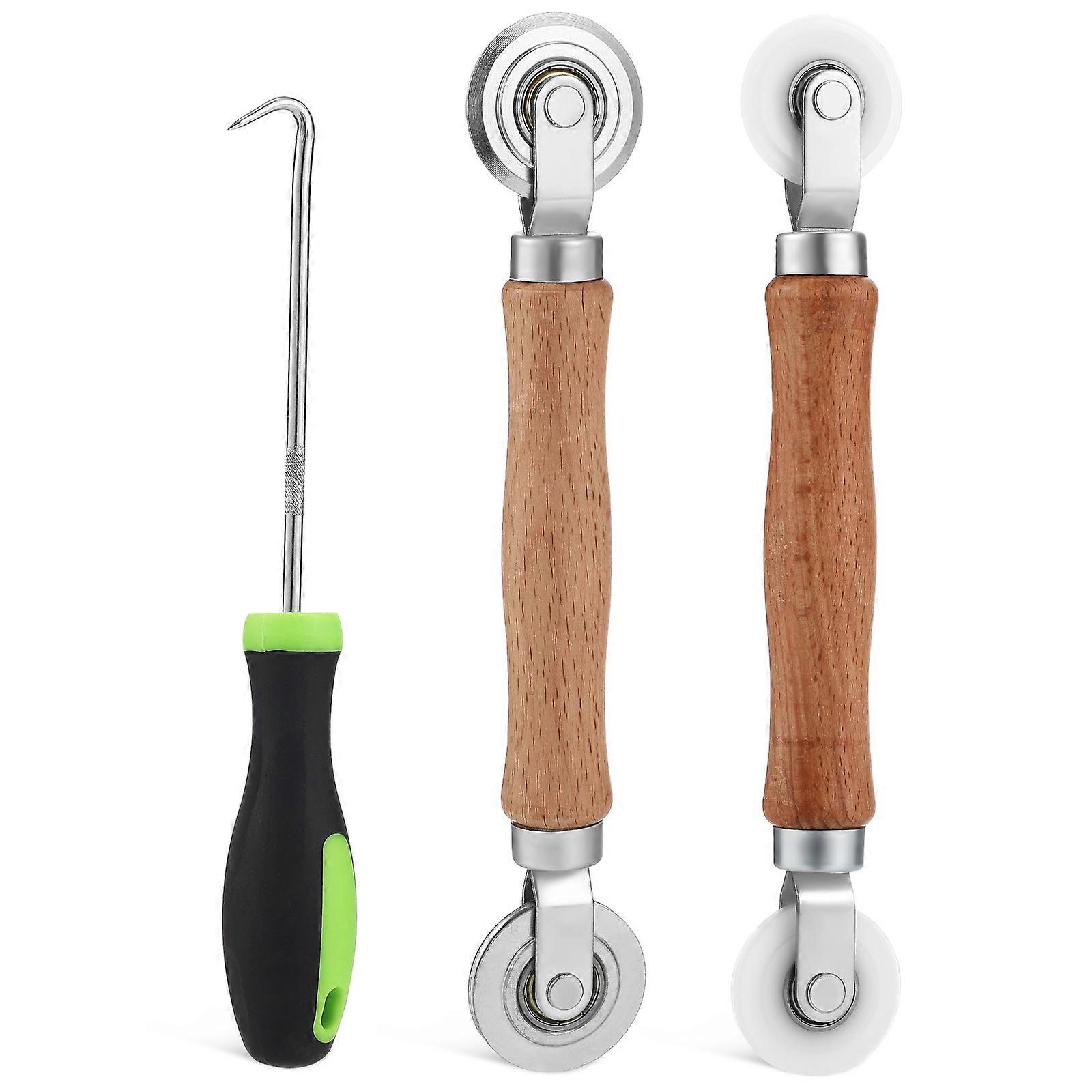 Screen Repair Tool Screen Roller Tool for Window Screens 4Sets