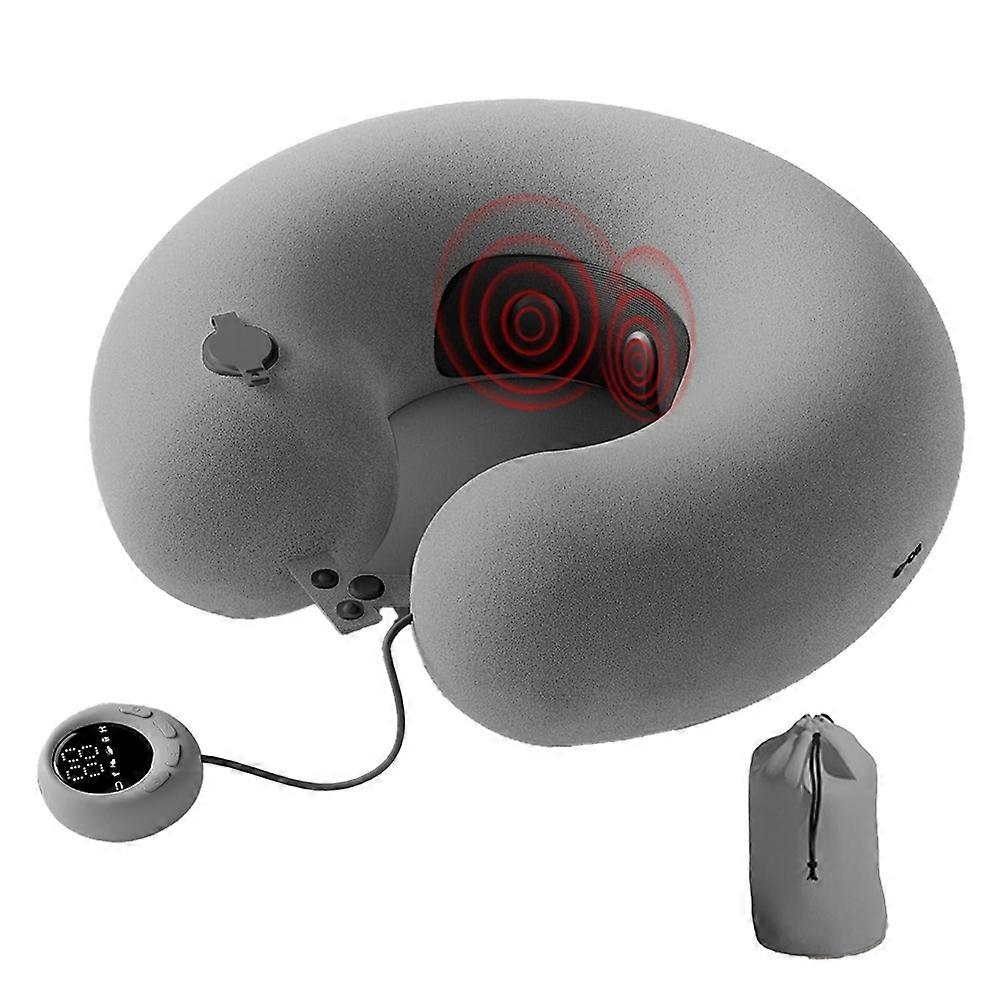 Inflatable Massage Travel Pillow for Airplane, Inflatable Travel Pillow , U Shaped Neck Pillow for Airplane,Car,Office