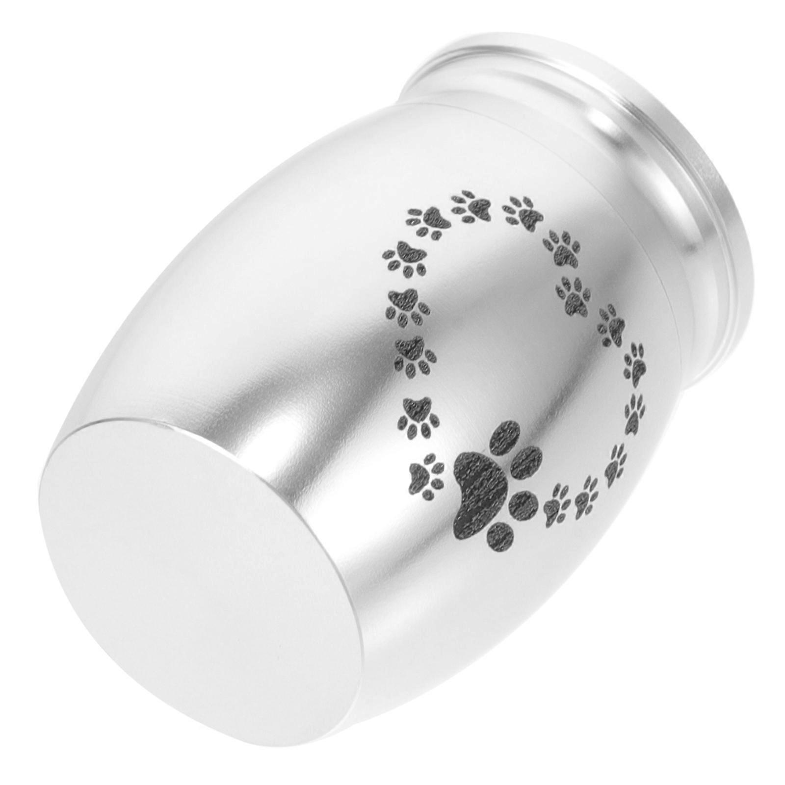Pet Cremation Urn Miniature Alloy Ashes Container for Pet Use