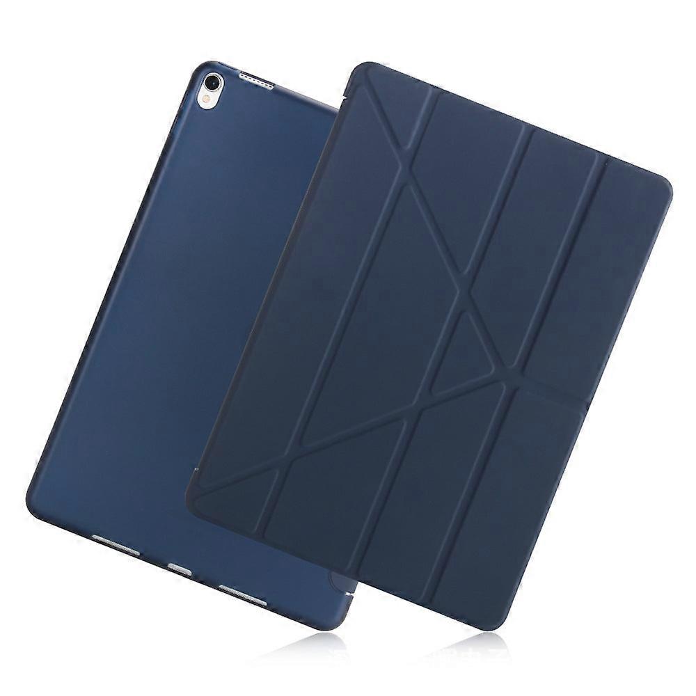 Stylish Case For Ipad 234 Dark Blue Silicone Stand Soft