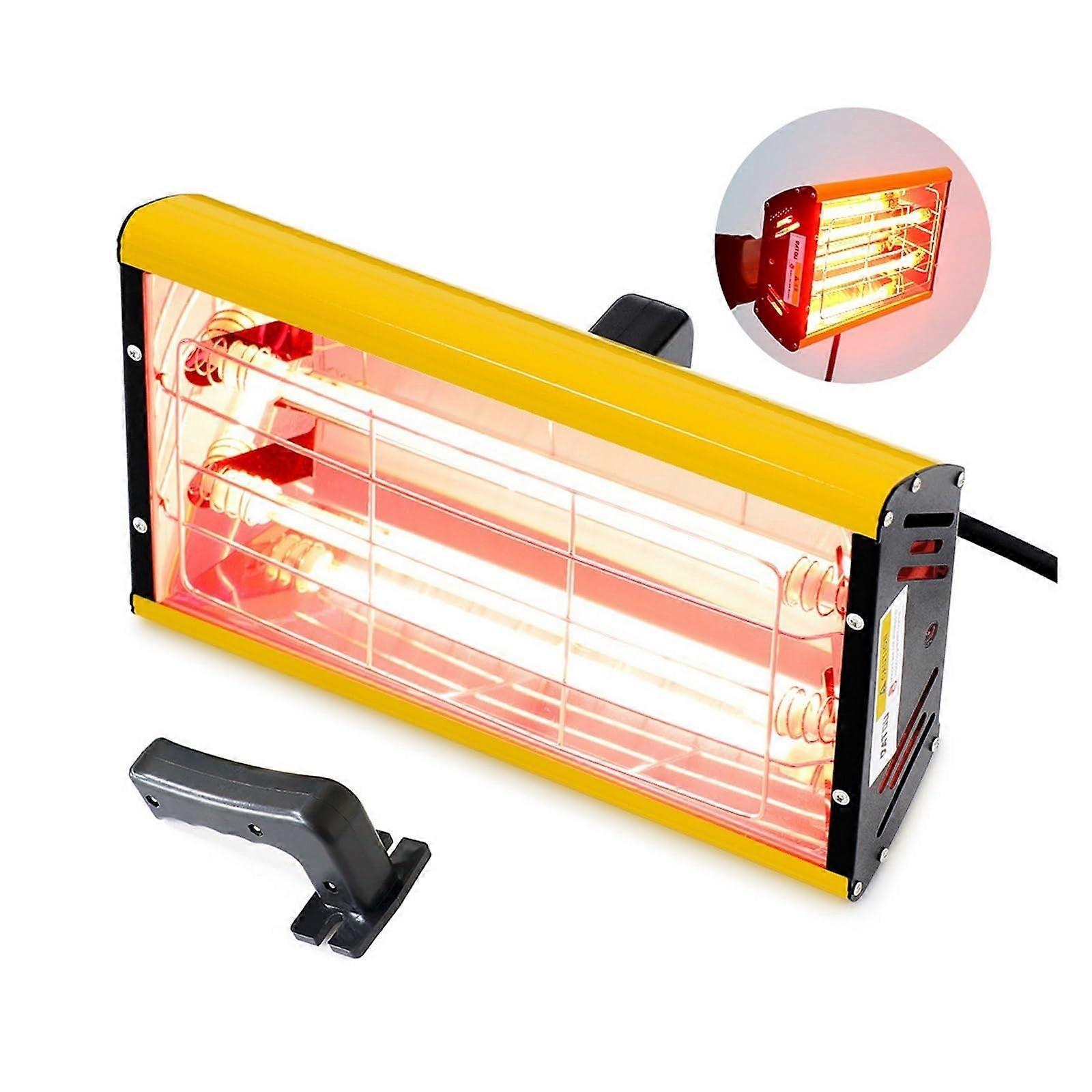Infrared Paint Curing Lamp 2000W with RealTime Temp Control for Auto Body