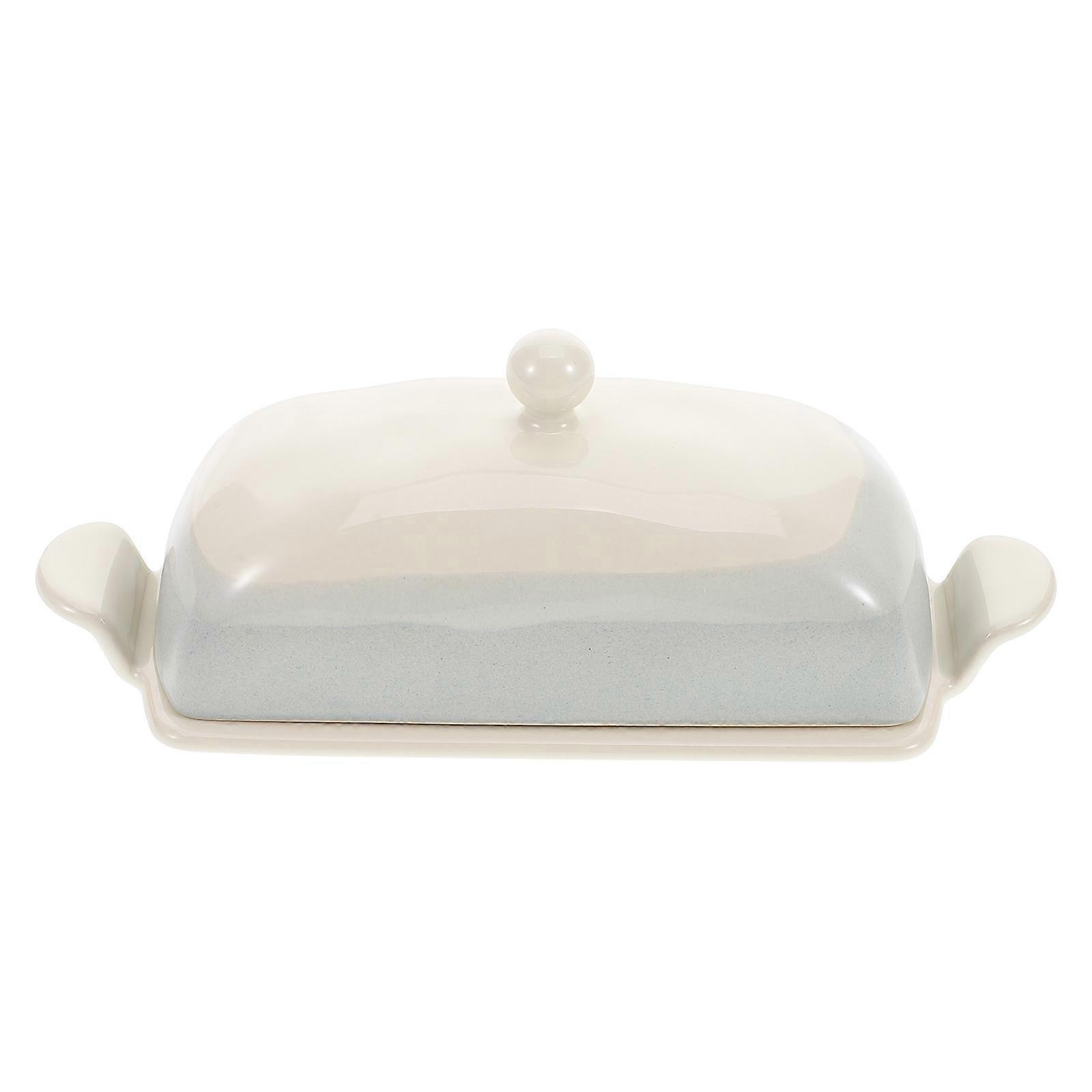 Ceramic Butter Tray Butter Storage Container for Storage Use