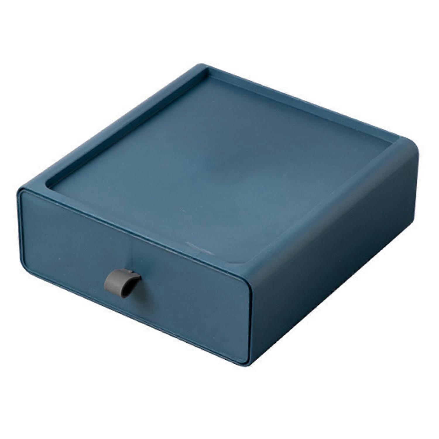 Storage Box Pull-out Design Pure Color Superimposed Solid Storage Cosmetic Little Knob Rectangle Sha 26s