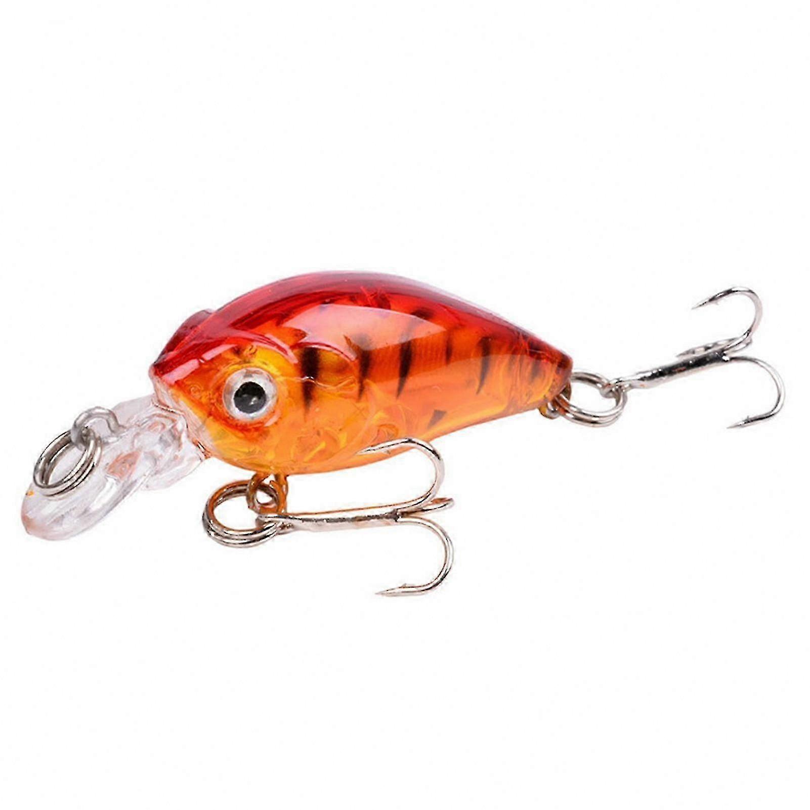 Fishing Spinner Baits Soft Lures 4.5cm Mini Bionic Bait With Hooks For Walleye Salmon Pike Trout