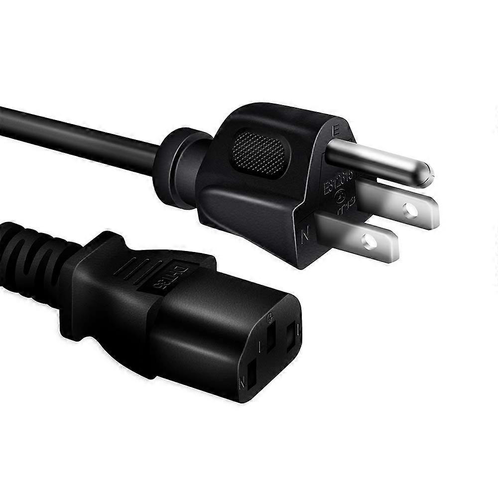 Universal C13 Power Cable for PC Monitor Desktop Printer Scanner, Durable and Secure Connection