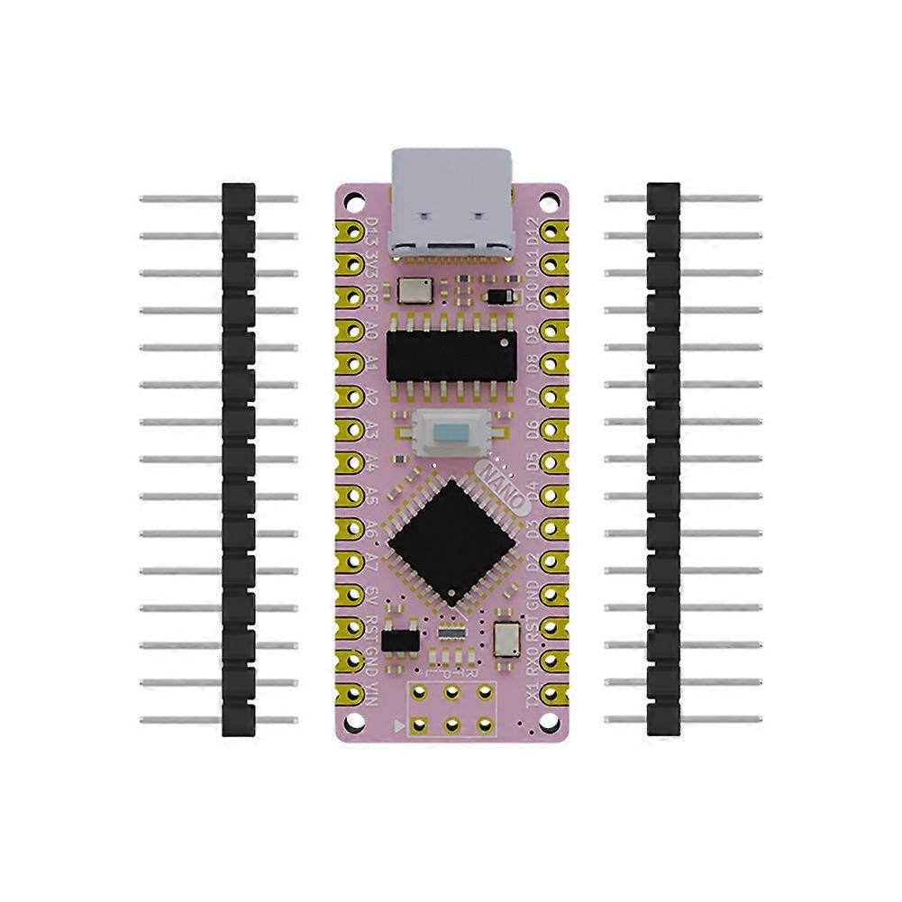 Improved Atmega328P Development Board Type-C Interface Compatible with for Arduino Nano V3.0 CH340G, Pink A