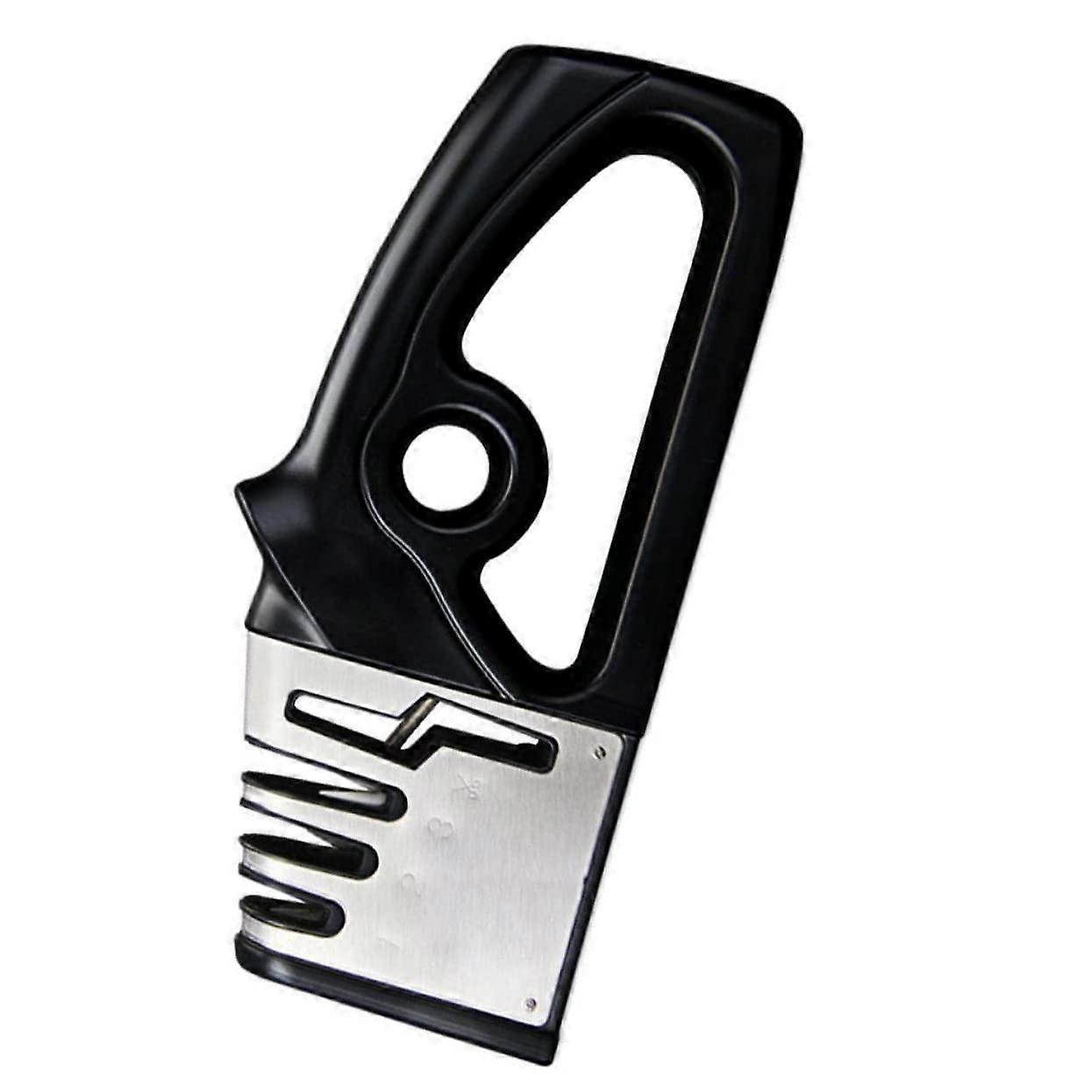 Manual Kitchen Knife Sharpener, ThreeStage Knife Sharpening Tool with Ergonomic AntiSlip Handle