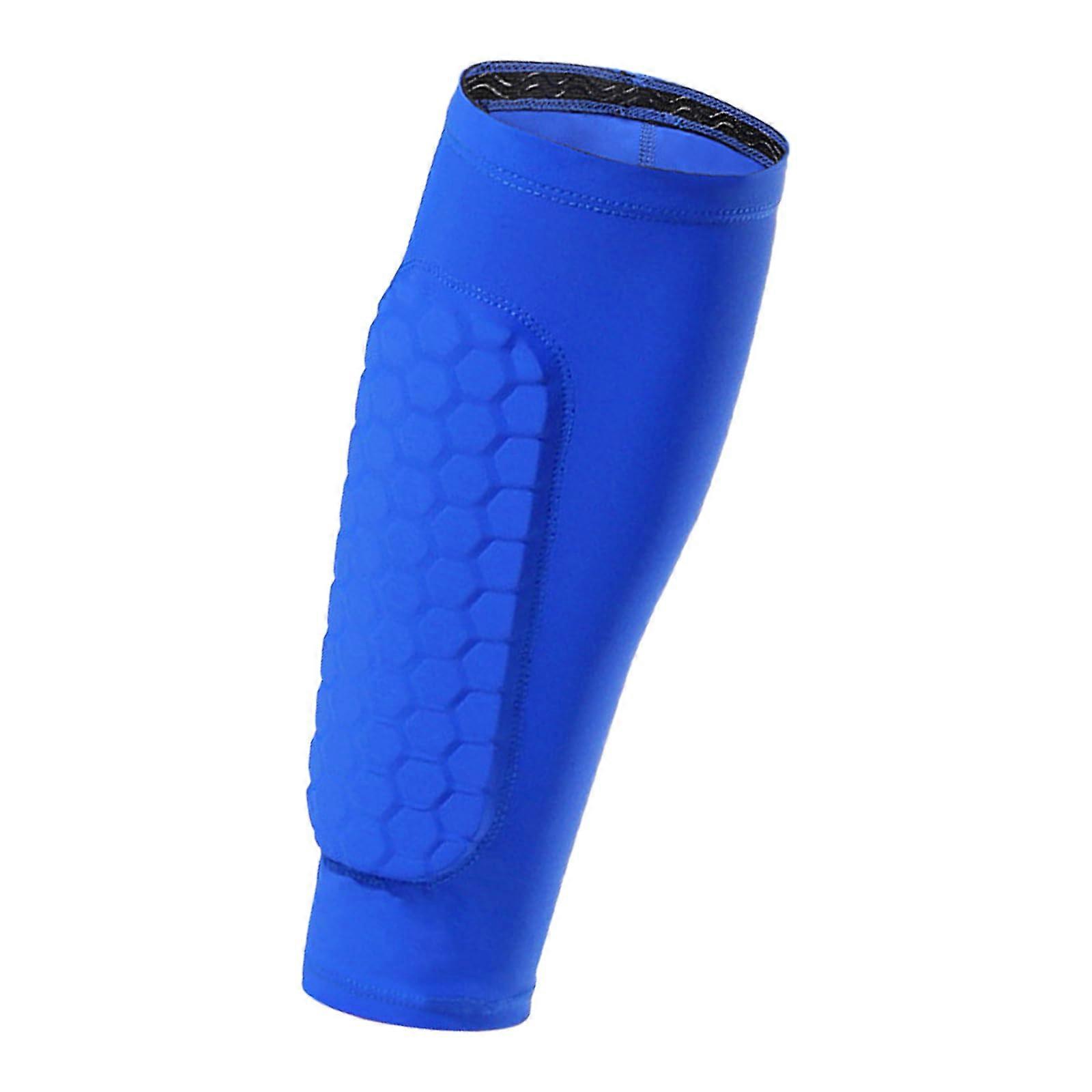 Shin Guards with Protective Padding and Calf Compression Sleeve for MultiSport Performance