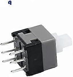 10PCS Mini Push Button Switch 6 Pin Self Locking Tactile Power Switch 8.5x8.5mm
