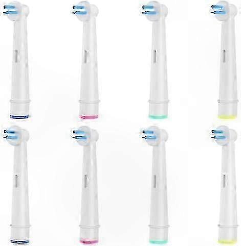 8-Pack Replacement Toothbrush Heads for Electric Toothbrushes, Cleans Gaps, Bridges, and Implants Efficiently