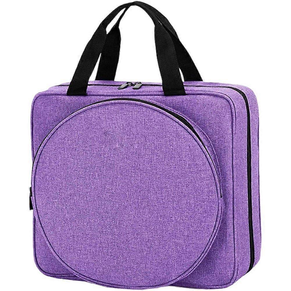 Sewing Kit Bag with Spacious Storage, Durable Polyester Knitting Organizer Tote for Travel