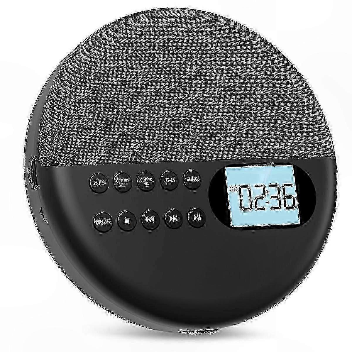 Portable CD Player with Bluetooth, Rechargeable Battery, and LCD Display Edition 0125