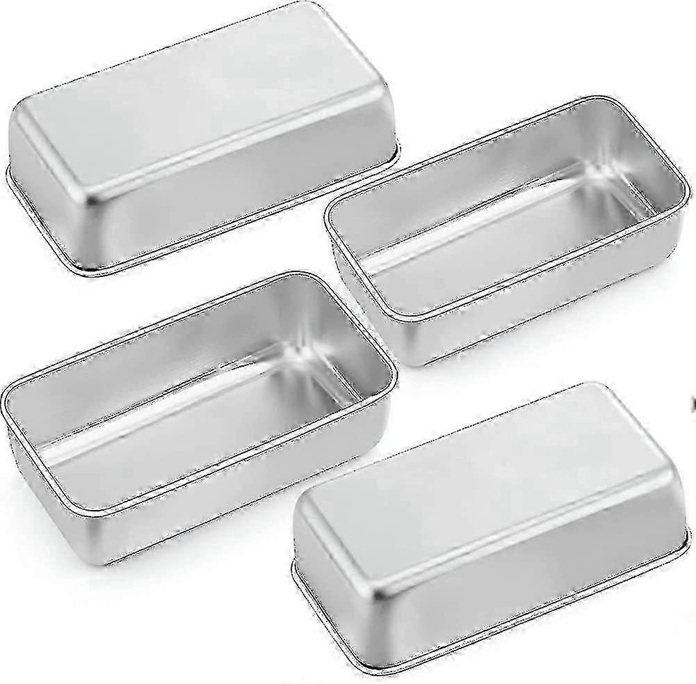 Improved Loaf Pan Set: 3 Stainless Steel Bread Pans with Bread Baking & Molding Functionality